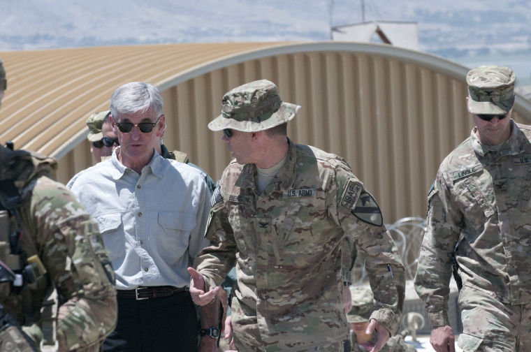 U.S. Army secretary in Afghanistan